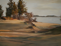 Looking East Hook Spring 40x48